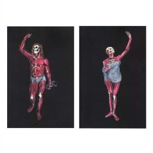 Dibujo Autorretrato Selfie Vanitas_Anorexia-Vigorexia