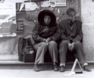 Fotografía de mendigos