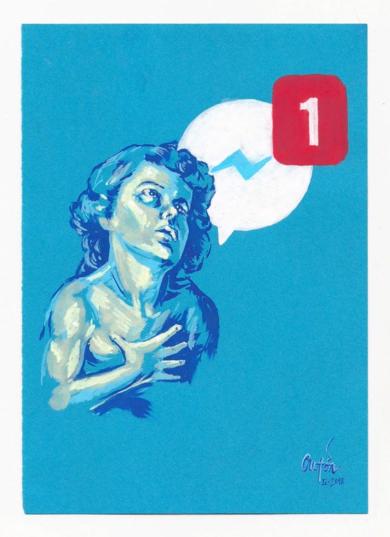 OUTON Dibujo Extasis Messenger