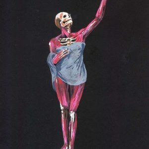 Anorexica_Selfie-Vanitas_dibujo_Outon