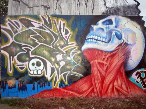 Carne y hueso_graffiti_Coruña_Silc & Outon