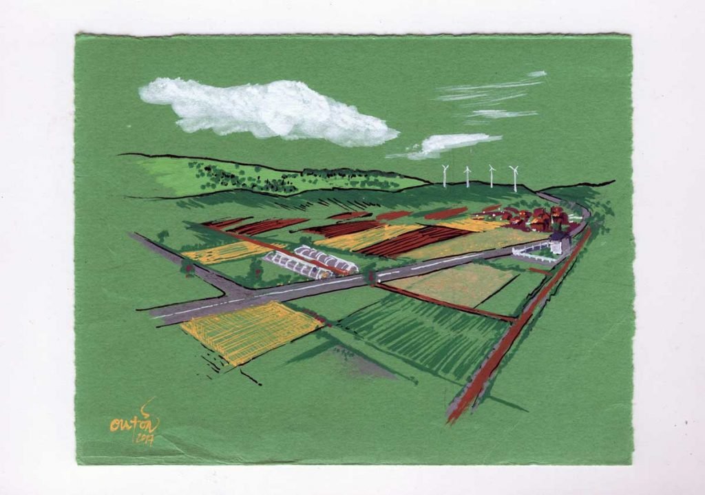 Cudomunde_Fisterras de Nengures_Outon_dibujo_debuxo_debujo_drawing