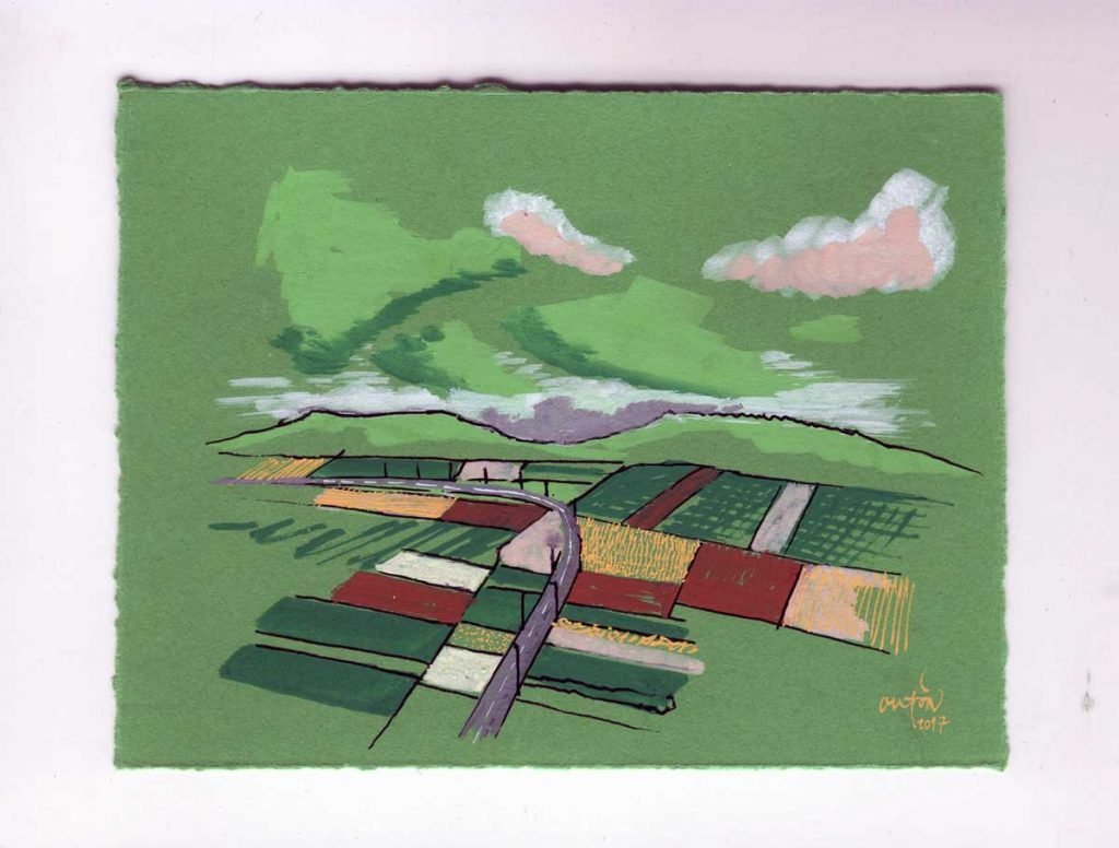 Labradíos nas Fincalleiras_Fisterras de Nengures_Outon_dibujo_debuxo_debujo_drawing