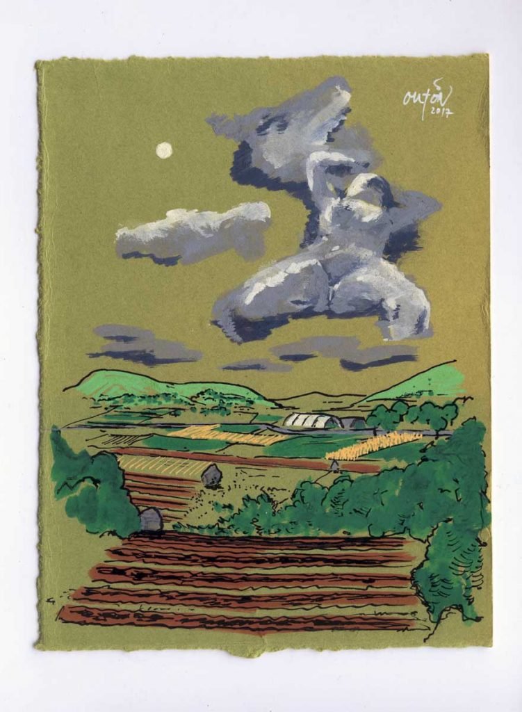 Leiras na Siesteira_Fisterras de Nengures_Outon_dibujo_debuxo_debujo_drawing