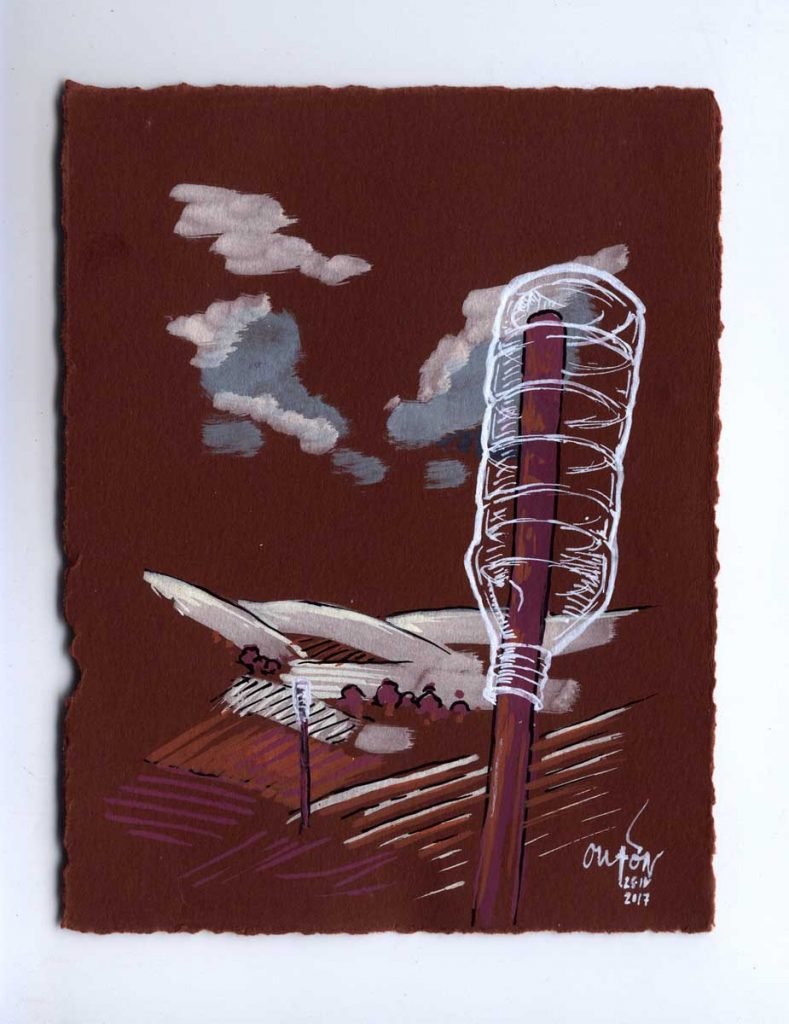 Marcos nunhas hortas das Lindeiras_Fisterras de Nengures_Outon_dibujo_debuxo_debujo_drawing