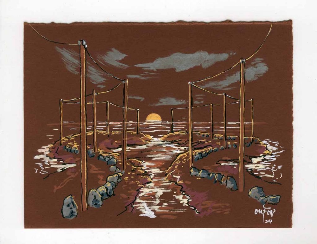 O Cabo do Adeus_Fisterras de Nengures_Outon_dibujo_debuxo_debujo_drawing