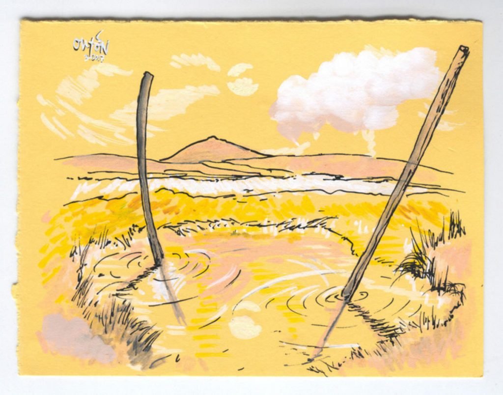 O Oute da Tetiña_Fisterras de Nengures_Outon_dibujo_debuxo_debujo_drawing