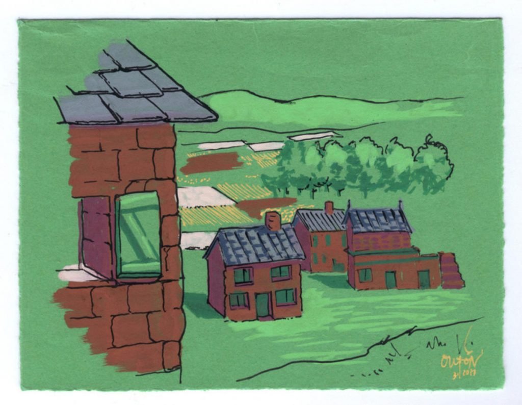 O Paro parroquia de Migrantes_Fisterras de Nengures_Outon_dibujo_debuxo_debujo_drawing