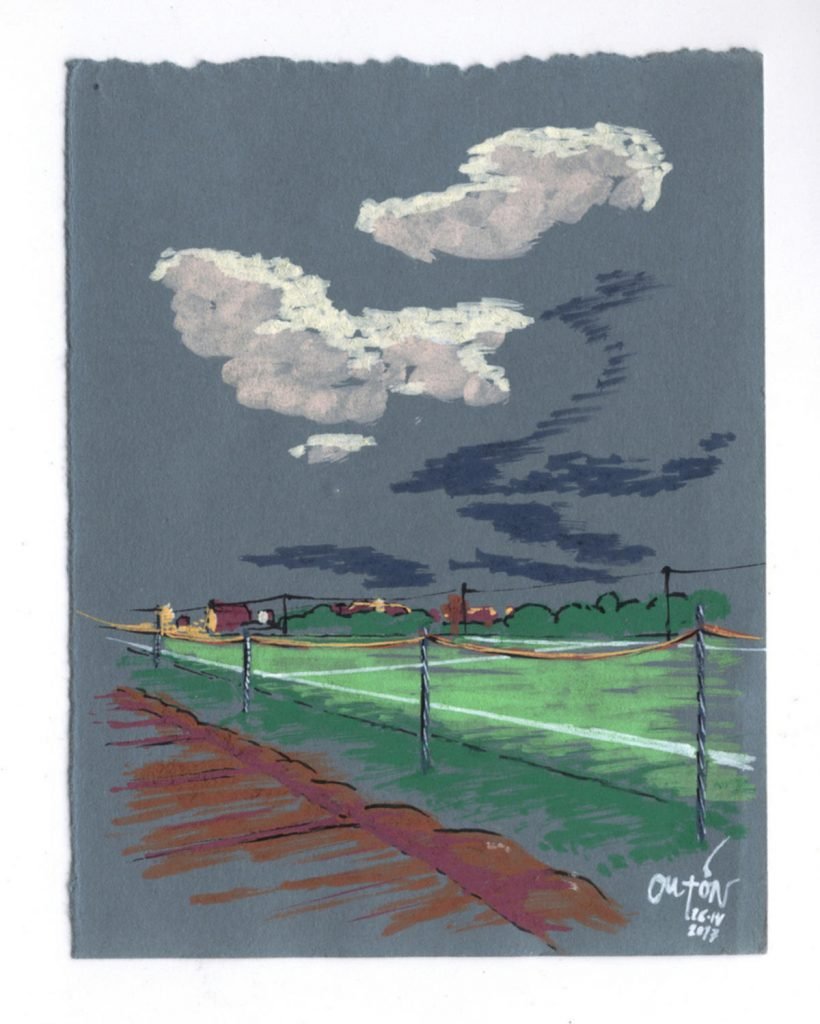 O campo do Cebolo Fútbol Clube_Fisterras de Nengures_Outon_dibujo_debuxo_debujo_drawing