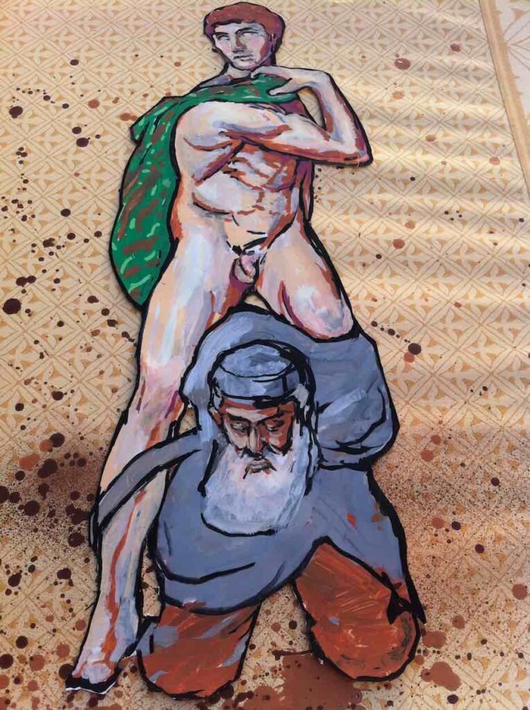 Dibujo de Pablo Outón Occidente triunfa sobre Oriente