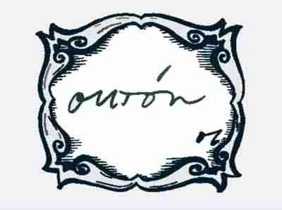 Dibujo de un marco con el nombre Outón