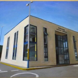 Cuadro Pintura Bar Barlovento Puerto A Coruña Oza_Outon