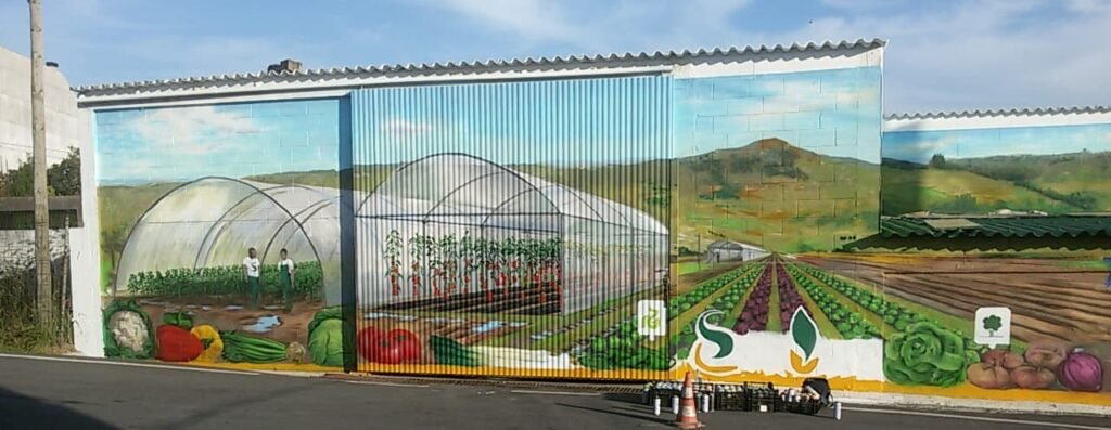 Cultiagro Laracha_mural invernadero_Outon