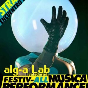 Cartel festival alg-a lab Vigo amalgama fractal