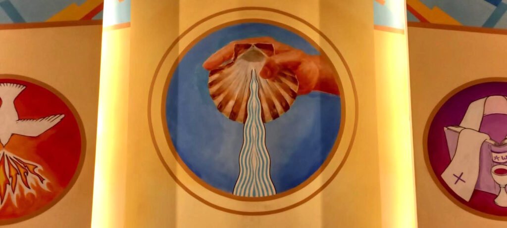 Iglesia-del-Carmen-Castros_Baptisterio_Pablo-Outon_Bautismo_detalle-