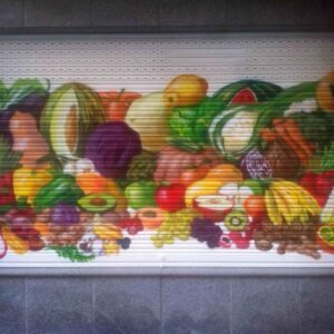 'Tutti Frutti' Fruteria Sandra Laracha Futas mural Pablo Outon