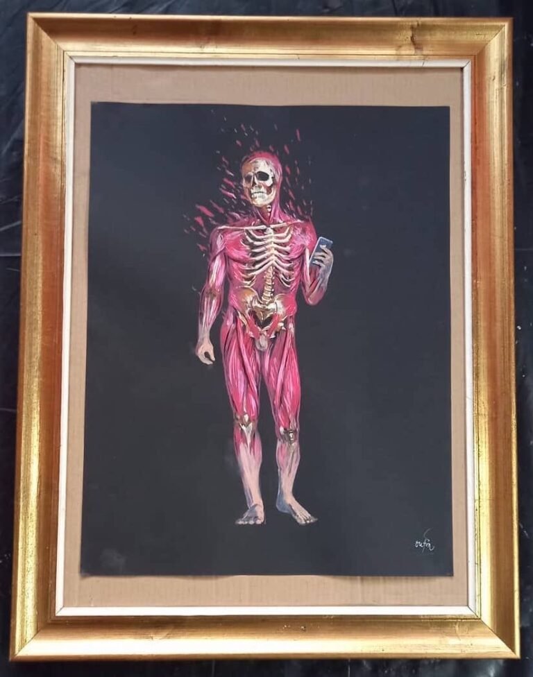 Descarnación_ Dibujo selfie _Pablo Outón