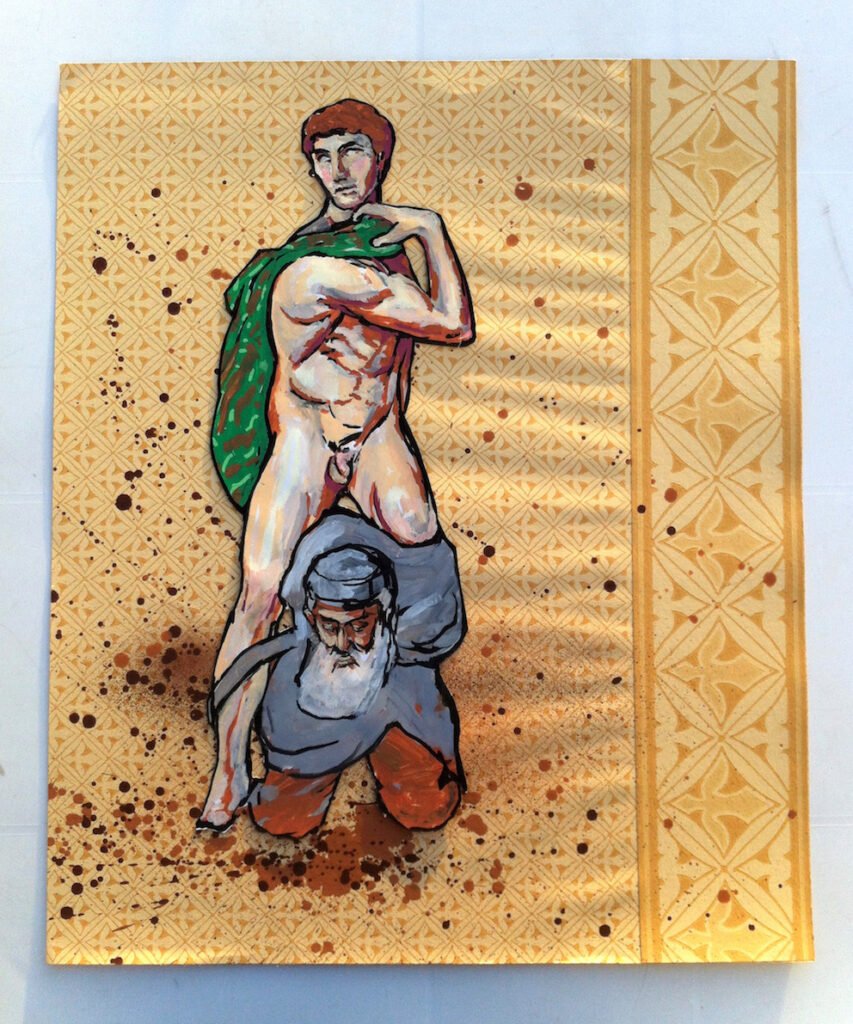 Dibujo de Pablo Outón Occidente triunfa sobre Oriente