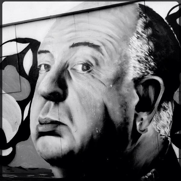 Graffiti art Alfred Hitchcock Vertigo_Leytonstone London_Pablo Outon_detail