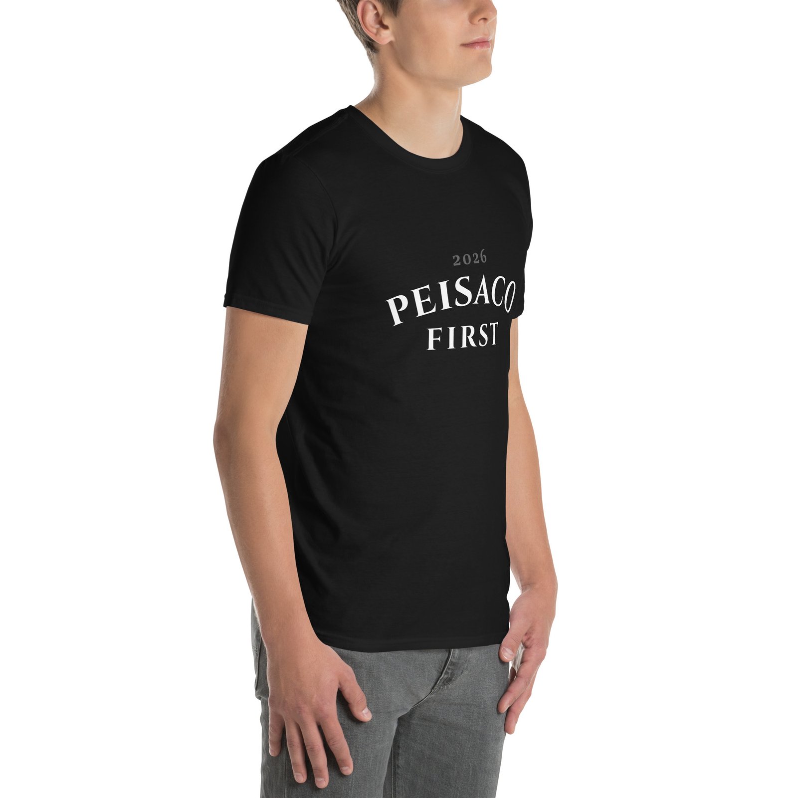 Peisaco First | Camisola unissex mangas curtas - Imagen 7